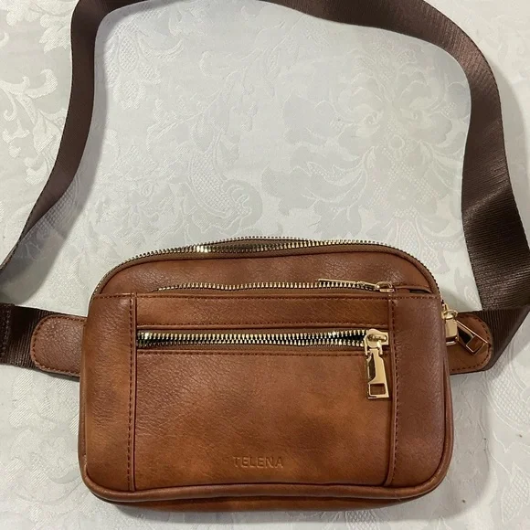 Telena Waist/Fanny/Shoulder Bag w/Nice Organizational Features New Without Tags - Picture 1 of 10